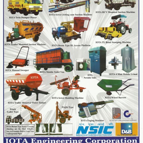 Sewerage & sanitation equipments